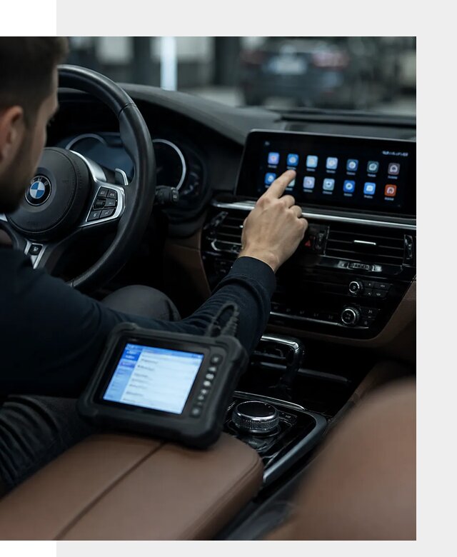 Установка приложений и мультимедиа сервисов BMW в Кургане