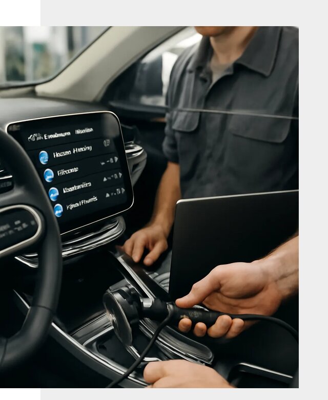 Установка приложений Geely для мультимедиа автомобиля в Кургане