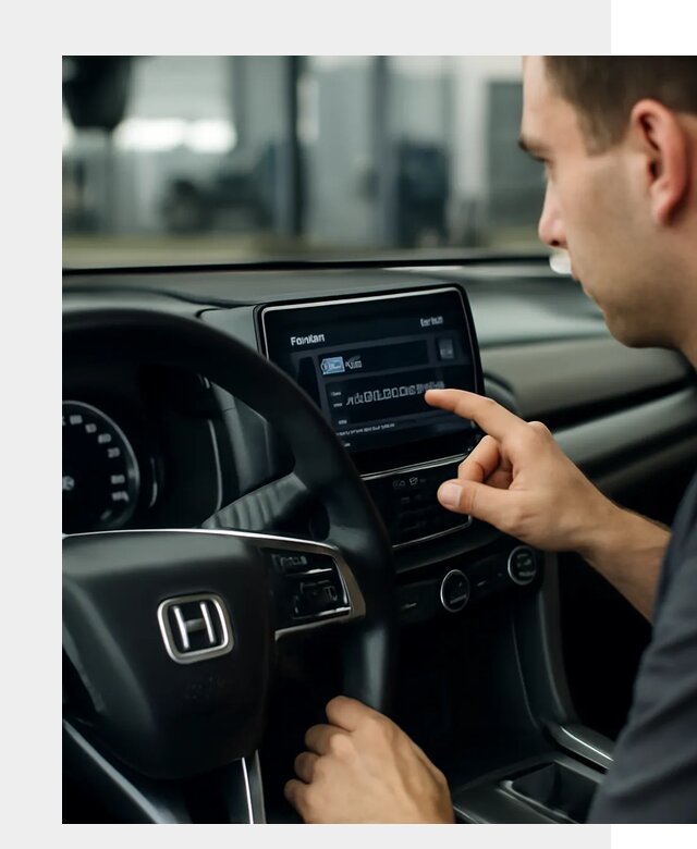 Русификация панели приборов Honda в Кургане по цене 5155 ФастМобиль-Крг